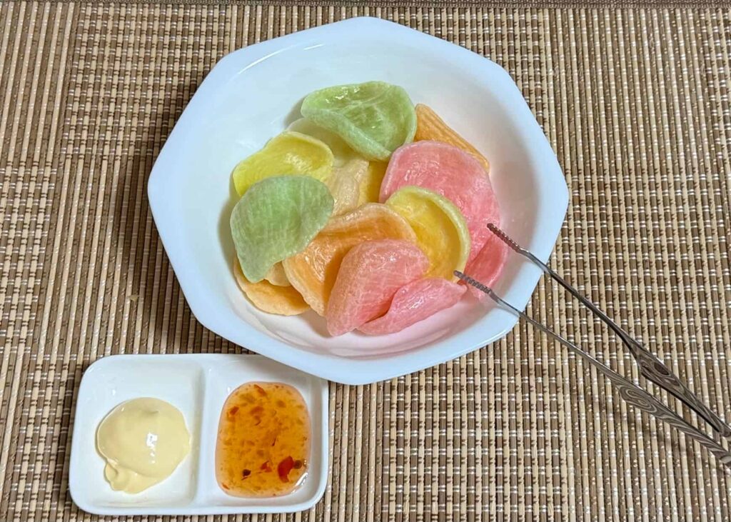 カラフルなえびせん